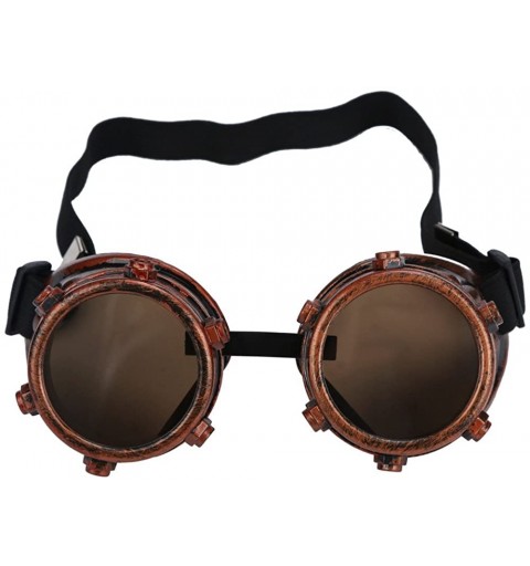 Goggle Sunglasses for Men Women Steampunk Goggles Vintage Glasses Retro Punk Glasses Eyewear Party Props - D - C518QQIAE9R $1...