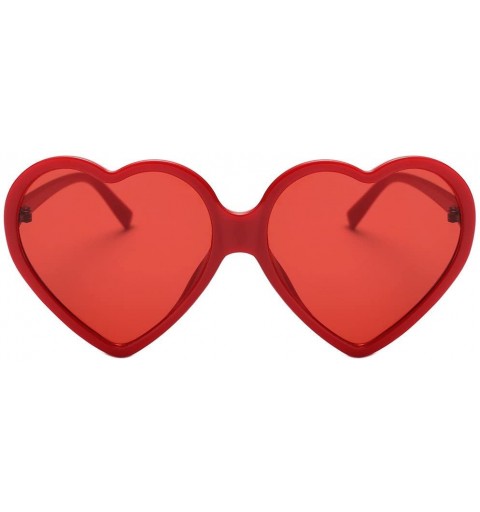 Oval Heart-Shaped Shades Sunglasses Integrated UV Glasses Sun Reading Glasses-Gift for Mother's Day - E - CN18OXEEQIU $17.94