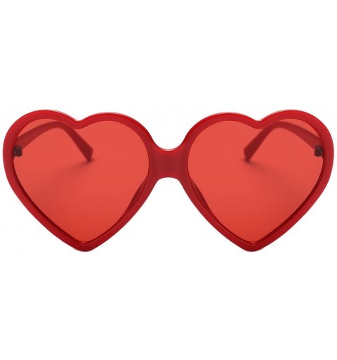 Oval Heart-Shaped Shades Sunglasses Integrated UV Glasses Sun Reading Glasses-Gift for Mother's Day - E - CN18OXEEQIU $9.92