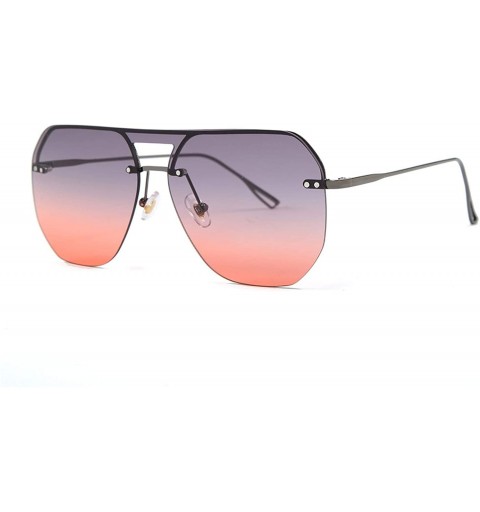 Shield Fashion Modern Shield Style Rivets Sunglasses Cool Double Color Lens Design Sun Glasses Oculos De Sol 058 - C2 - CA197...