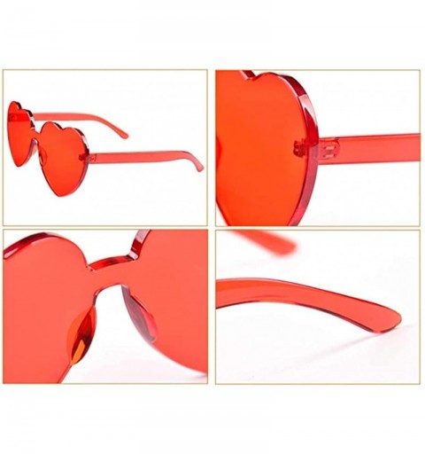 Rimless Rimless Sunglasses Transparent Frameless - C6190GDYAH9 $31.11