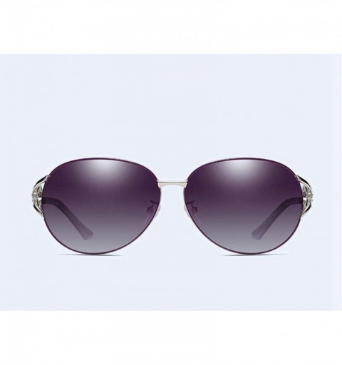 Goggle Women Polarized Sunglasses UV400 Protection Ladies Fashion Stylish Eyewear - Purple - CJ18Q28OG36 $19.56