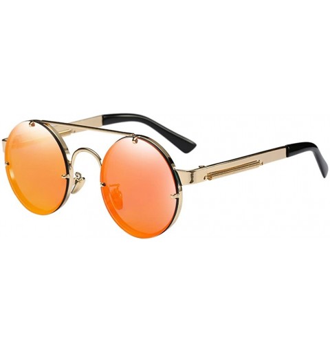 Wayfarer Fashion Sunglasses UV Protection PC and Metal Sun Glasses for Men Women - Gold - C518G84LTC9 $14.27