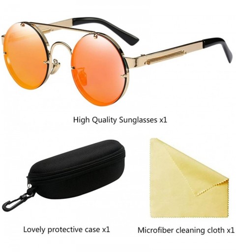 Wayfarer Fashion Sunglasses UV Protection PC and Metal Sun Glasses for Men Women - Gold - C518G84LTC9 $14.27