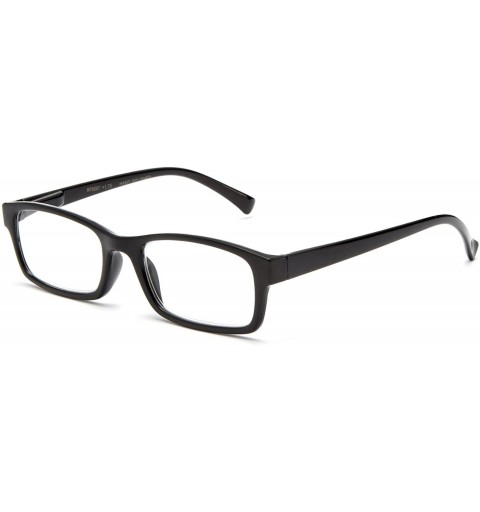 Square Newbee Fashion Squared Reading Glasses - Black - CZ11PTMWW7P $20.37