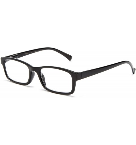 Square Newbee Fashion Squared Reading Glasses - Black - CZ11PTMWW7P $10.93