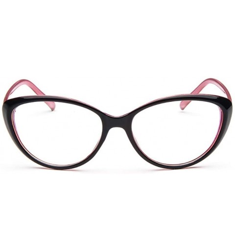 Cat Eye Fashion Nearsighted Cat Eye - 1.75 Myopia Glasses Womens Pink Frame Cateye Style Distance Spectacles - Pink - CV18Q64...