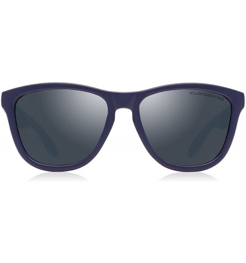 Wayfarer Model - Men & Women Sunglasses - Model Matt Blue - Blue Grey and Red - CE18GDSAE0U $45.51
