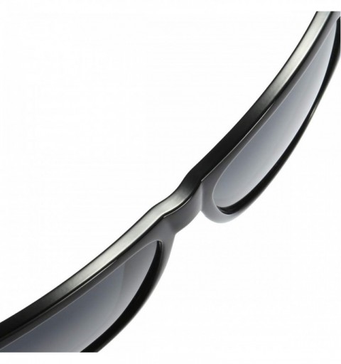 Round Ultra Lightweight Rectangular HD Polarized Sunglasses UV400 Protection for Men Women - C - CR197AZ6WTZ $11.79