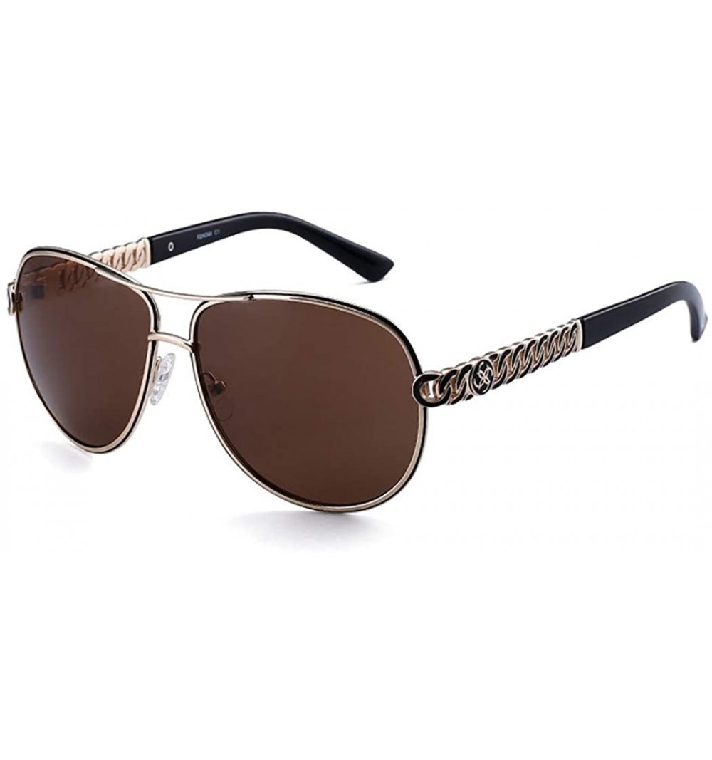 Aviator PC material sunglasses - fashion polarized frame sunglasses Multi-color optional - C - C118RZ2GHR4 $47.35