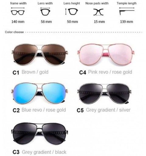 Aviator PC material sunglasses - fashion polarized frame sunglasses Multi-color optional - C - C118RZ2GHR4 $47.35