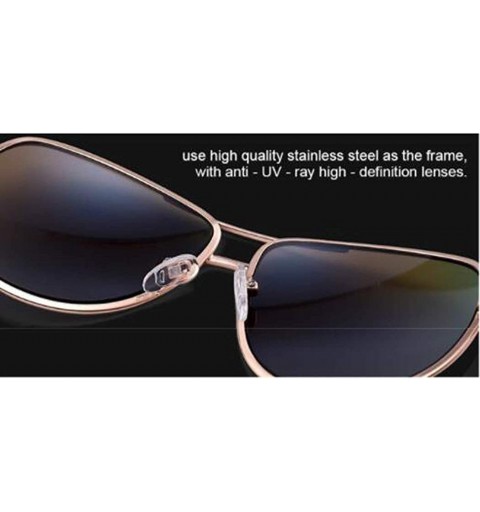 Aviator PC material sunglasses - fashion polarized frame sunglasses Multi-color optional - C - C118RZ2GHR4 $47.35