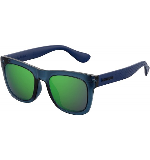 Square Paraty/M Unisex Square Sunglasses- 50mm - Blue - C2188QU7AY3 $36.51