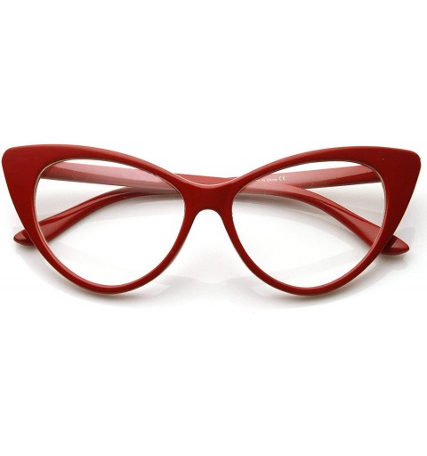 Cat Eye Embreeville Cat eye Fashion Sunglasses - Red - CQ18HGCQSNM $9.45
