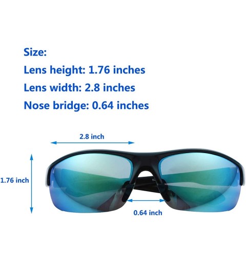 Sport Women Sunglasses for UV Protection Safety Glasses Sports Outdoors Activites with Lightweight Comfort Frame - CX198DGMZ8...