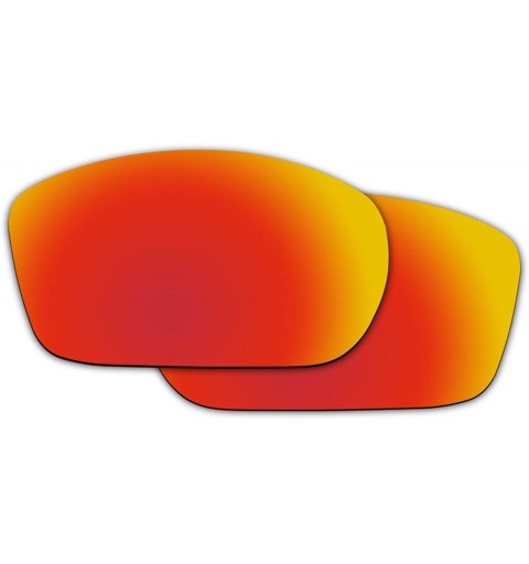 Rectangular Replacement Lenses Valve Sunglasses - Various Colors - Fire Red - Anti4s Mirror Polarized - C81888GIWO6 $24.23