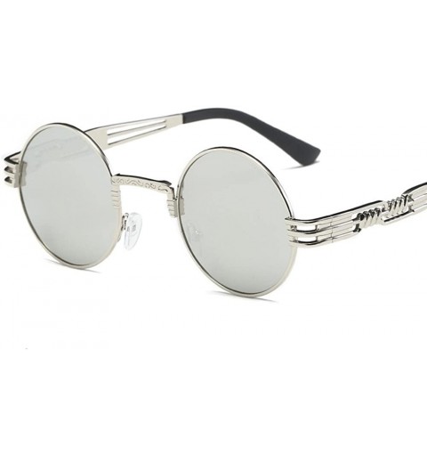 Sport Women Retro Round Unisex Fashion Mirror Lens Travel Sun4462i - C018ROYRCI0 $9.50