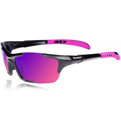 Wayfarer S1 Sport Polarized Sunglasses - Black-purple - CL18X65UMUE $44.14