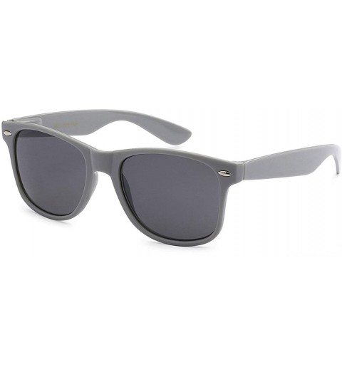 Round Sunglasses Classic 80's Vintage Style Design (Gray) - C012N1VFR8Y $11.15