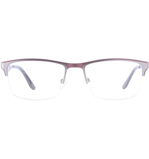 Rectangular Blue-ray Filter Computer Long Disatance Men's Glasses-LH4094 - C8-purple&black - CT18KREDMQS $34.98