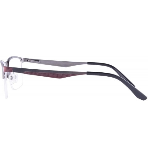Rectangular Blue-ray Filter Computer Long Disatance Men's Glasses-LH4094 - C8-purple&black - CT18KREDMQS $34.98