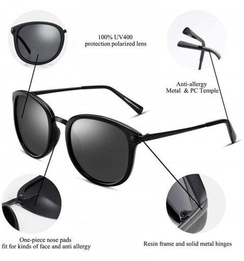 Oversized Oversize Polarized Sunglasses for Women&Men Vintage Eyewear for Driving Beach Shopping Travel PZ9238 - C718OZOSM70 ...