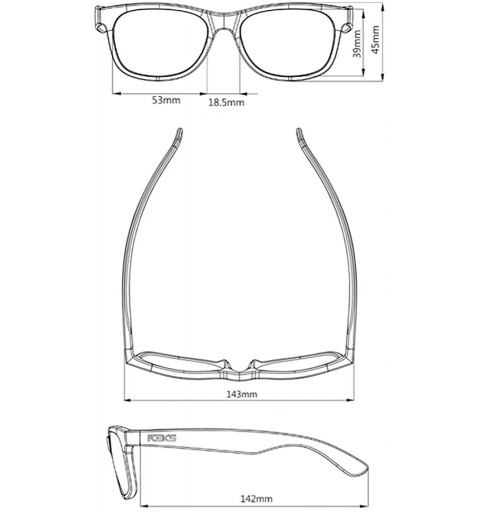 Square Seafarer Polarized Sunglasses- White Frame - Rose-Amber Lenses - CF12O8W4HMT $12.42