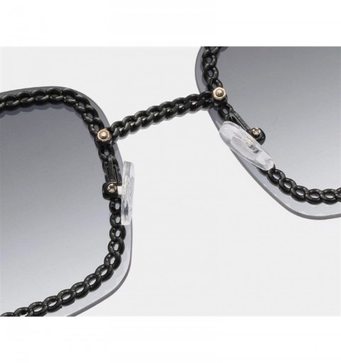 Square Rimless Sunglasses Fragrant Fashion - B - CL199MW4IKA $41.37