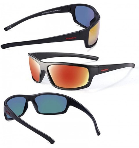 Sport 2 PACK Polarized Sport Sunglasses for Men and Women Matte Finish Sun Glasses Mirrored Lens UV Blocking - CR198KEI27A $1...