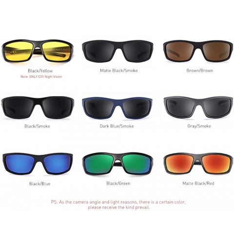 Sport 2 PACK Polarized Sport Sunglasses for Men and Women Matte Finish Sun Glasses Mirrored Lens UV Blocking - CR198KEI27A $1...
