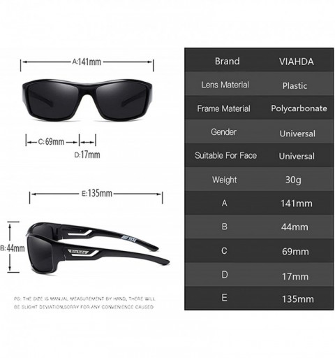 Sport New Polarized Sunglasses Men Vintage Sport Outdoor Sun Glasses Male Driving - CS18AL6807Y $14.82