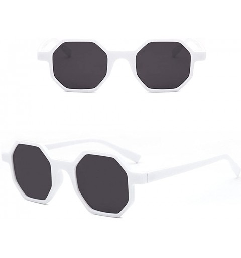 Sport Retro Vintage Unisex Sunglasses Rapper Rhombic Shades - 6196a - CX18RS5ERDO $6.85