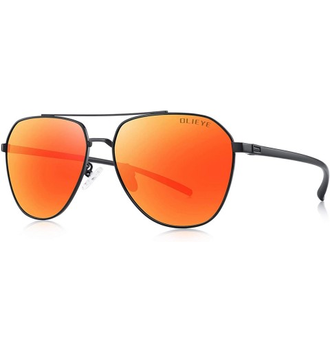 Sport Unisex Polarized Sunglasses Men - Red Mirror - C6193RA5R7O $18.07