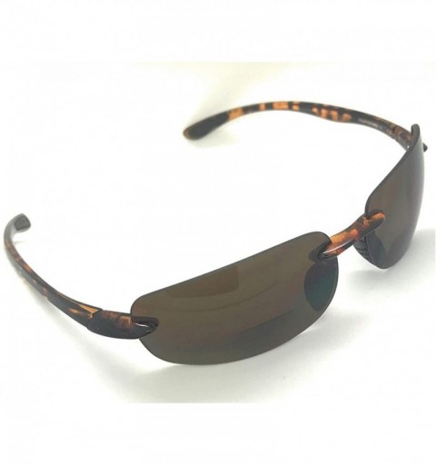 Sport Bifocal sunglasses for Men women Lovin Maui Wrap Polarized Nearly Invisible Line Bifocal Sunglasses - Tortoise - CG18LC...