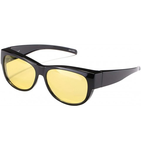 Wrap Fits Over Glasses Sunglasses Polarized Lens for Women Men Medium Size - CQ18A4MWN95 $15.96