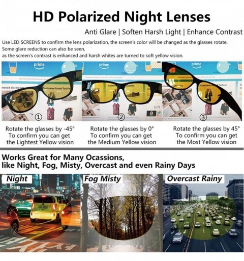 Wrap Fits Over Glasses Sunglasses Polarized Lens for Women Men Medium Size - CQ18A4MWN95 $34.19