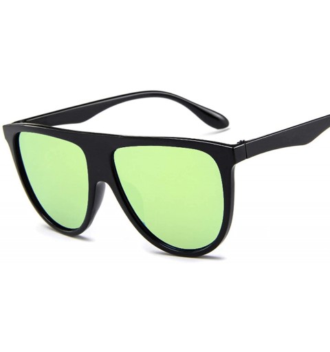 Aviator Women Sunglasses New Retro Luxury Mirror Sun Glasses Men Vintage Frame Big Round - Pink - CE198A3ODWX $39.62