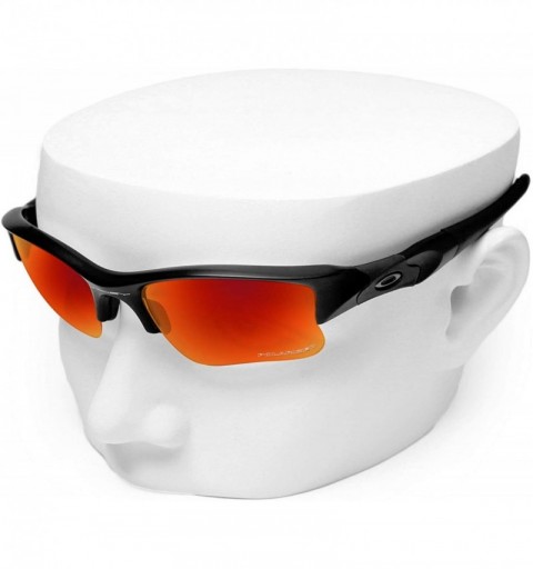 Shield Replacement Lenses Compatible with Flak Jacket XLJ Sunglass - Fire Polycarbonate Combine8 Polarized - CP184MN83NQ $54.62