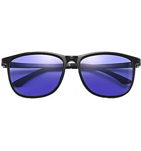 Square TR90 Photochromism sunglasses for men women classic square sunglasses ocean lens sunglasses - 1 - CI198G8RWRZ $20.92