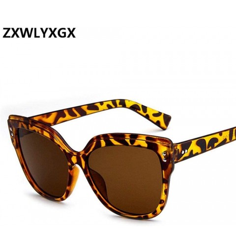 Butterfly Cat Eye Fashion Sunglasses Men Women Brand Designer Eyebrows Butterfly C10 - C10 - C5193WCDEHS $11.19