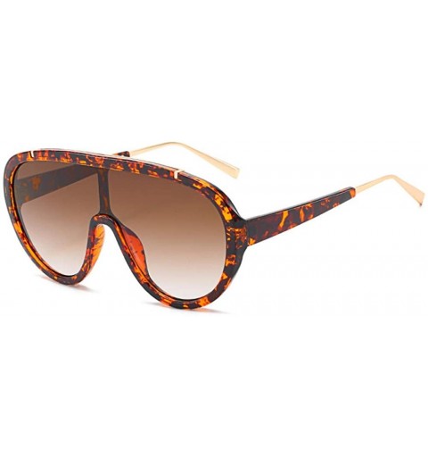 Aviator Big Frame Piece Sunglasses Classic Ladies Sunglasses Wild Sunglasses Tide - C518XMQ6IQK $34.48