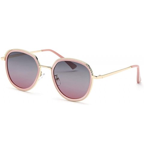 Aviator 2019 new metal sunglasses - women's fashion sunglasses - C - CT18SEHDKYZ $33.54