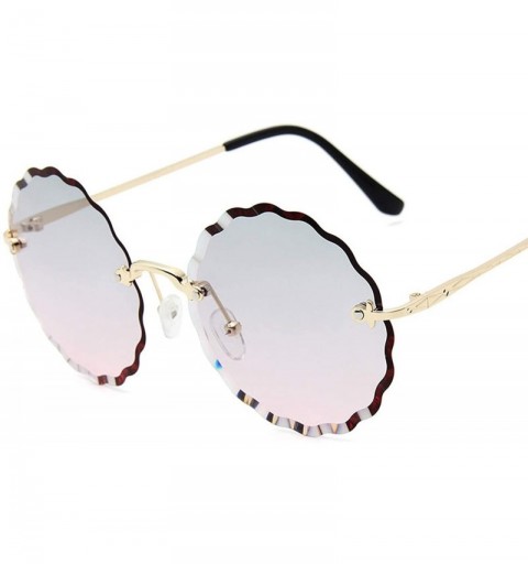 Square RimlWomen Sunglasses 2019 Clear Alloy Frame Vintage Retro Designer Eyeglasses Adult Shades - Green - CK198AHI5AM $66.21
