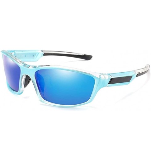 Sport Men Women Night Vision Driving Polarized Sunglasses Sun Glasses Square Sport Mirror Shades UV400 - CV199L8WMTN $12.39