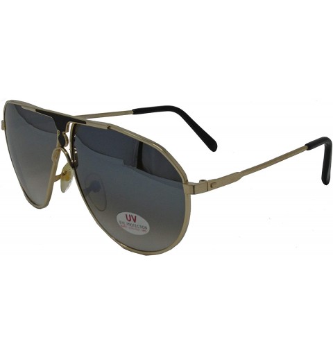Square Vintage Men's and Women's 70's and 80'a Era Aviator Style Sunglasses- Wire Frames- Various Colors - C618YCQCRAX $19.09