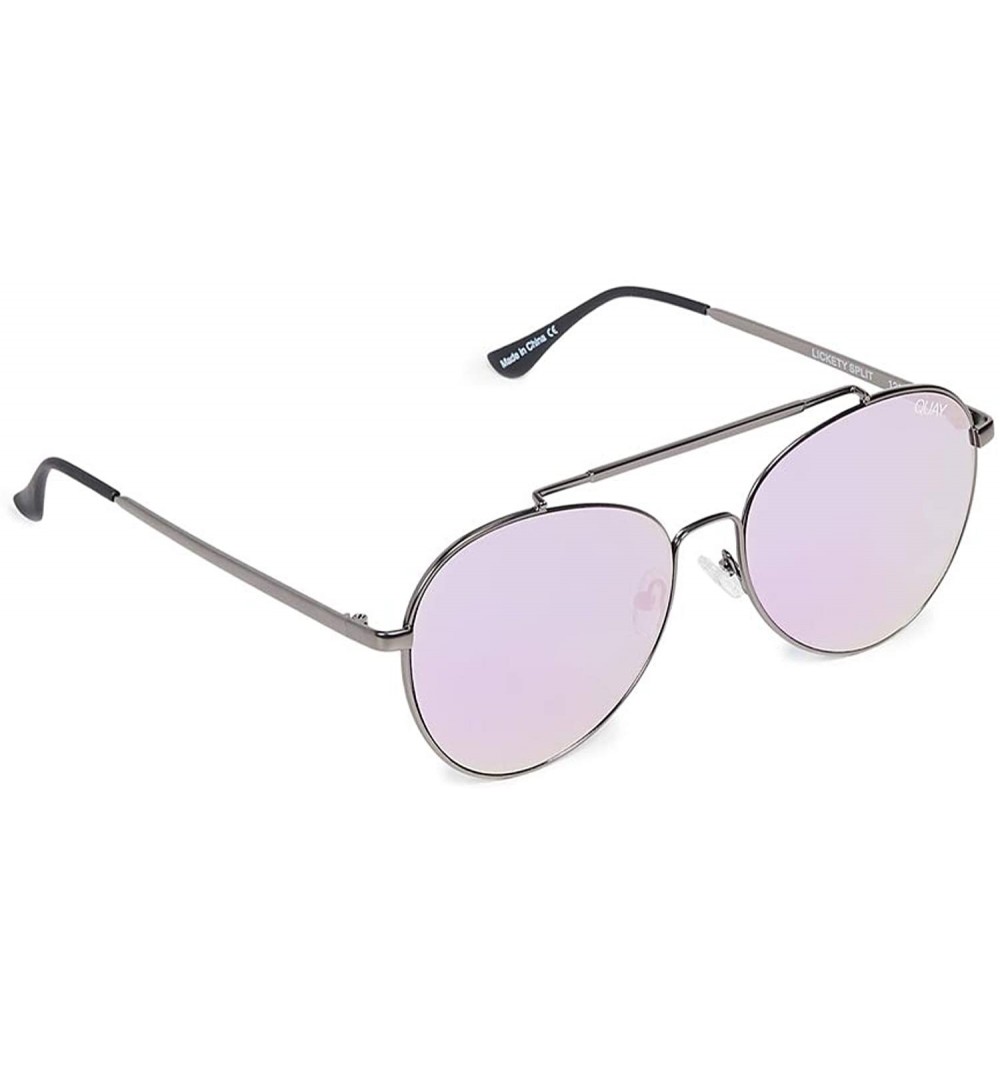 Round Women's Lickety Split Sunglasses - Gunmetal - CN18R3ZO3TL $59.34