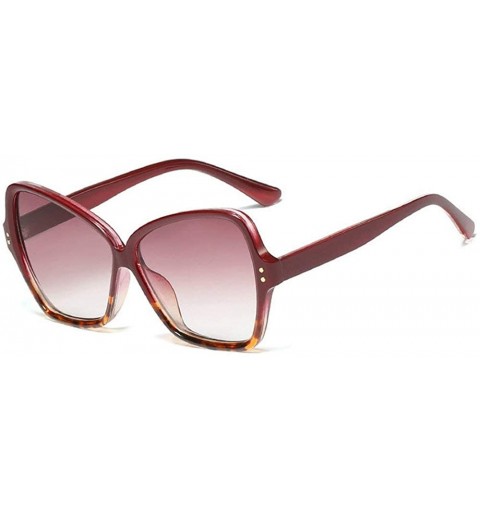 Vintage Sunglasses Retro Sunglasses for Women Men Square Frame - C