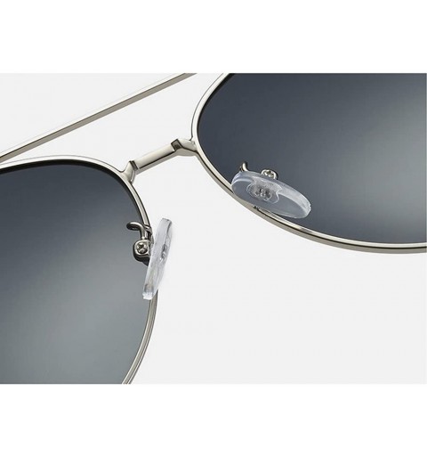 Sport Men's Polarized Driving Sunglasses Metal Frame Outdoor Sports Eyewear UV400 With Case - Gun-gray - CY182WU420X $9.48