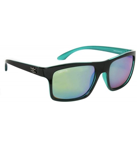 Sport Rip Tide Original Series Fishing Sunglasses - Men & Women- Polarized for Outdoor Sun Protection - Black/Blue - CV17YE6L...
