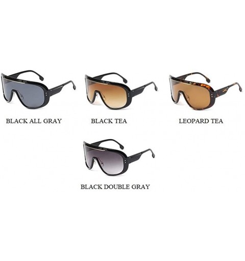 Square sunglasses glasses vintage windproof oversized - C3 - CN197ZORA4R $12.87